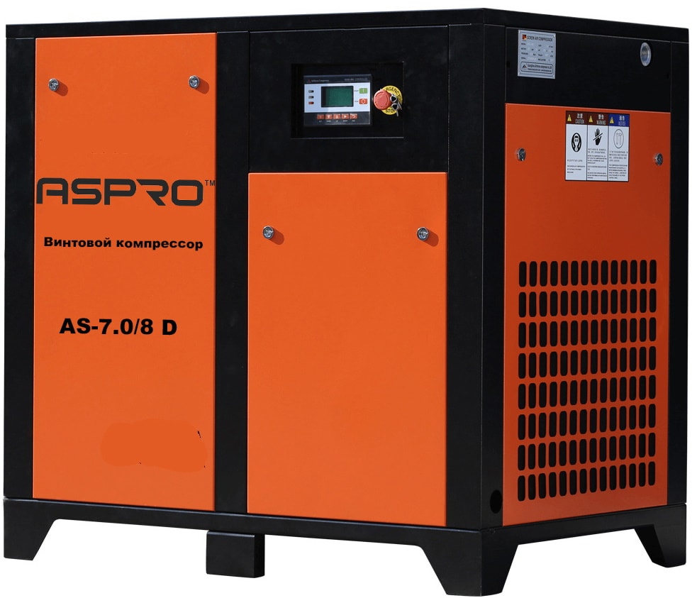Винтовой компрессор ASair (ASpro) AS-7.0/8-D