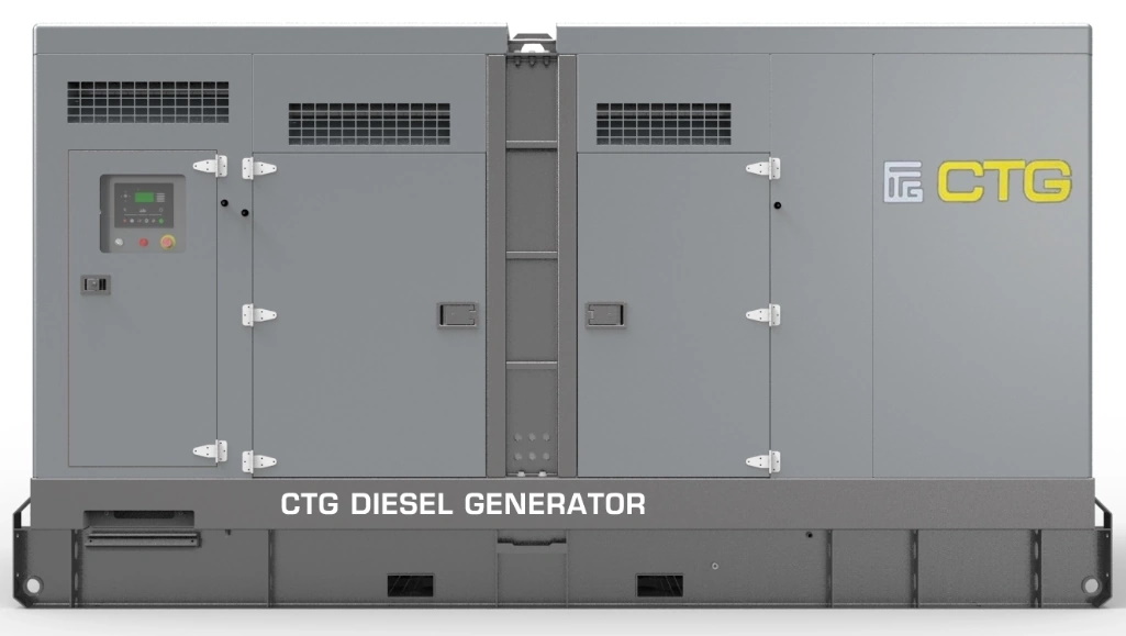 Дизельный генератор CTG 750D в кожухе