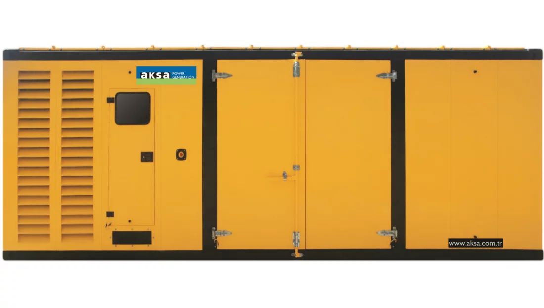 Дизельный генератор Aksa APD-1100P в кожухе с АВР