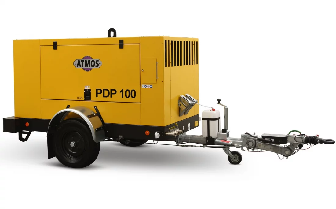 Дизельный компрессор Atmos PDP 100 регул без тормоза