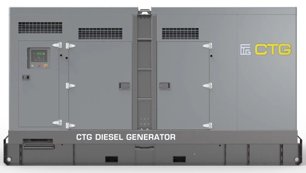 Дизельный генератор CTG 358C в кожухе с АВР