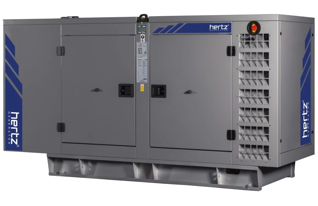 Дизельный генератор Hertz HG 110 DL в кожухе