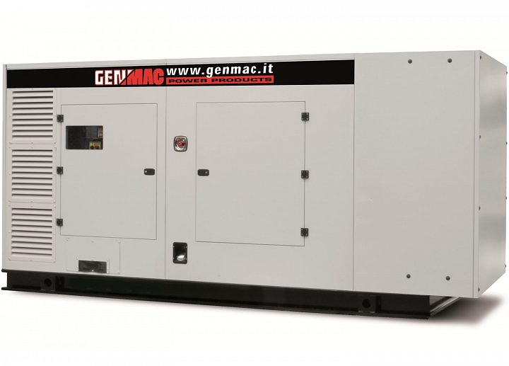 Дизельный генератор Genmac G400PS в кожухе с АВР