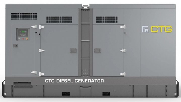 Дизельный генератор CTG 700D в кожухе