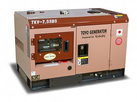 Дизельный генератор Toyo TKV-7.5SBS — фото 1