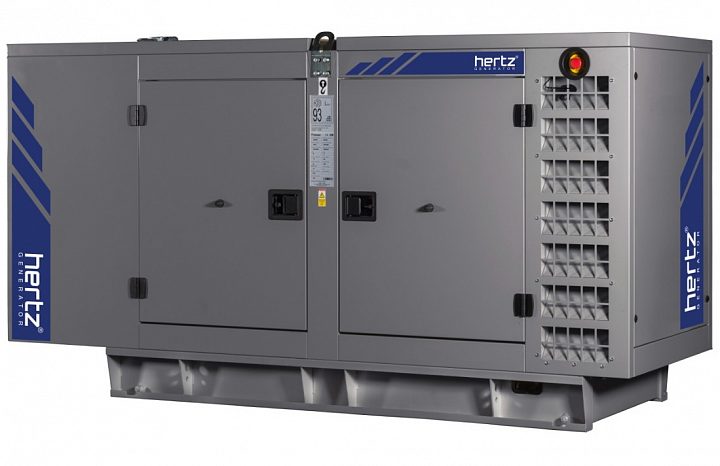Дизельный генератор Hertz HG 90 DC в кожухе