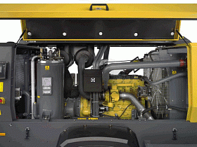 Дизельный компрессор Atlas Copco XAHS 347 CD на шасси — фото 4