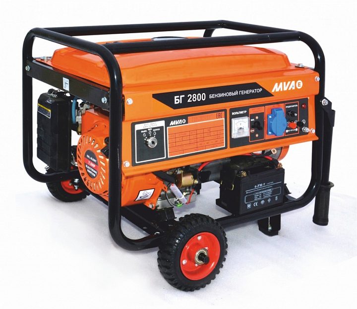 Бензиновый генератор MVAE БГ 2800 с АВР