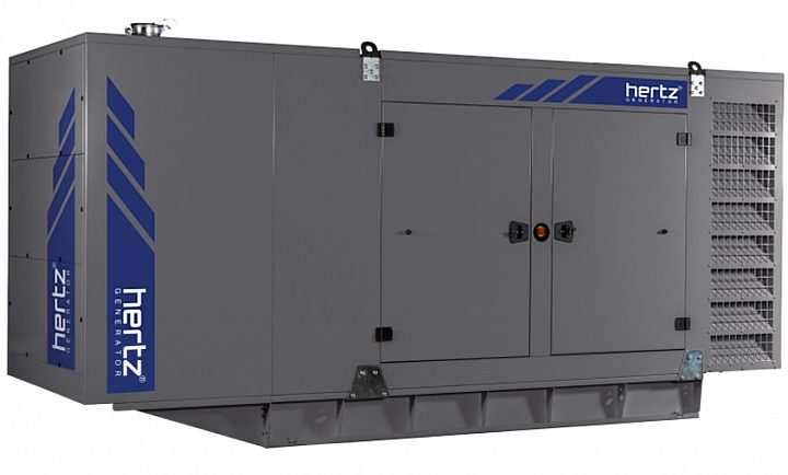 Дизельный генератор Hertz HG 706 DL в кожухе с АВР