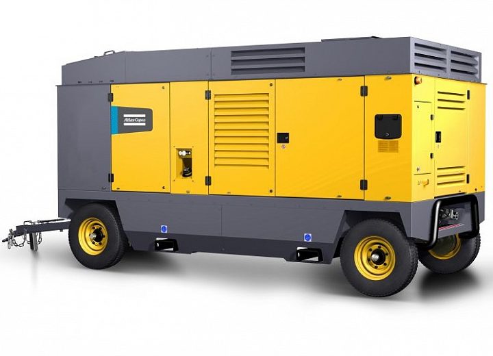 Дизельный компрессор Atlas Copco Y 1300 25 на шасси