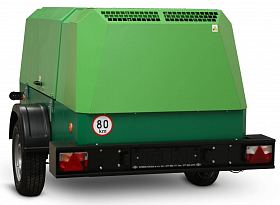 Дизельный компрессор Dalgakiran PDP 65-10 (фикс без тормоза) — фото 8