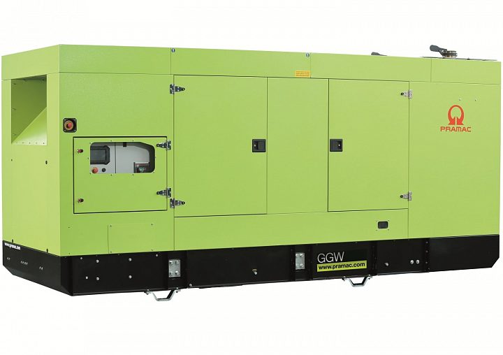 Газовый генератор Pramac GGW275G в кожухе с АВР