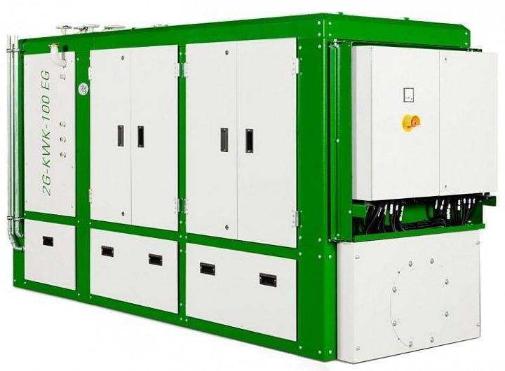 Газовый генератор 2G KWK-200 EG в кожухе