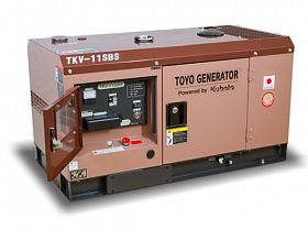 Дизельный генератор Toyo TKV-11SBS — фото 2