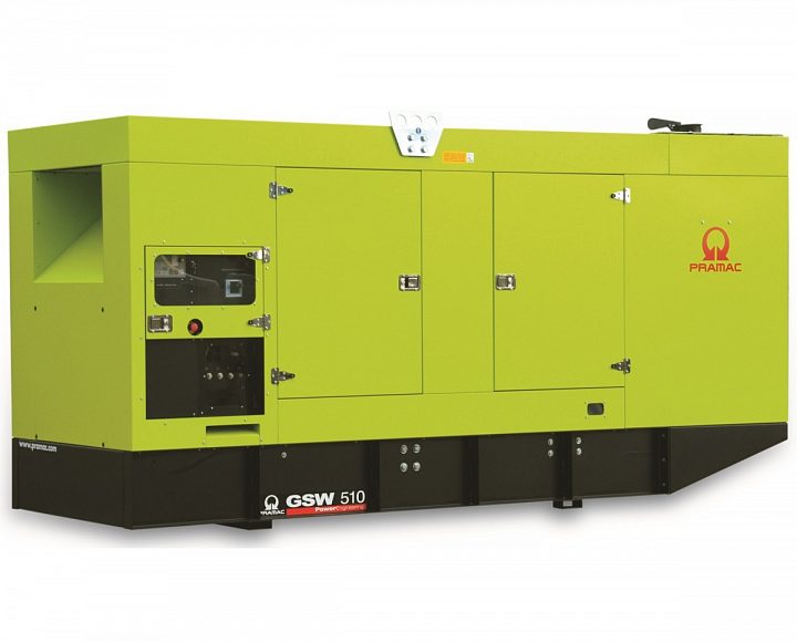 Дизельный генератор Pramac GSW 510 DO в кожухе