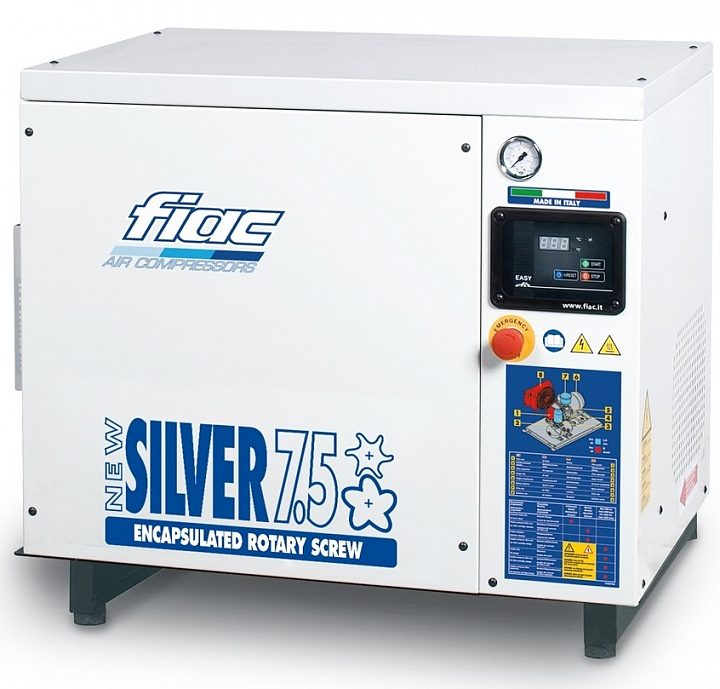 Винтовой компрессор Fiac NEW SILVER 7,5 10